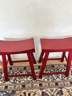 Two counter and bar stools.