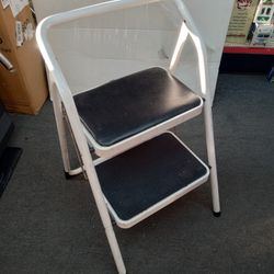 Two Step Stool TOP Step Is Cushion For Sitting