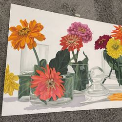 Rare Large Canvas Painting