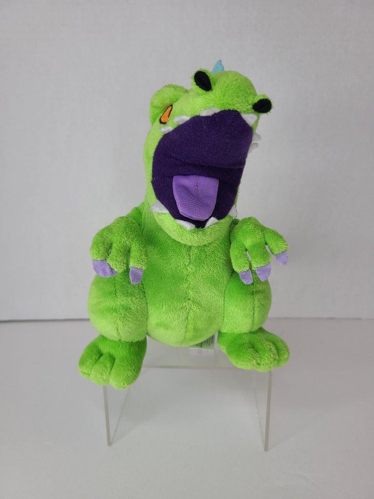 Nicktoons Rugrats Reptar 8" Stuffed Animal 2012 Plush Green Nickelodeon Viacom