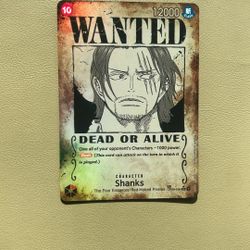 Shanks Wanted OPO9 Alt Art One piece Cards
