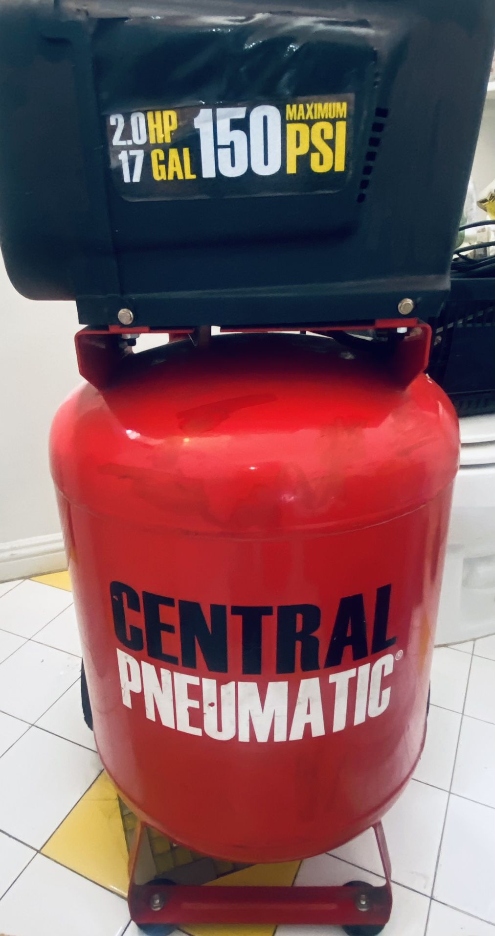17 gallon central 2024 pneumatic air compressor