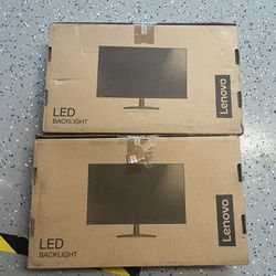 Lenovo Monitors In Very Good Conditions. 