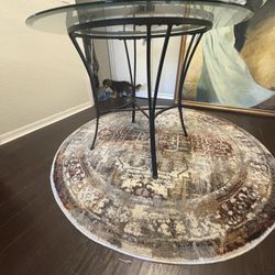 Dining Table And Rug