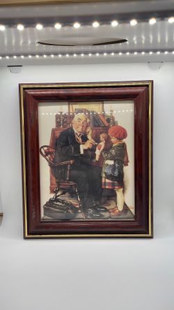 Norman Rockwell framed art