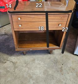 Mid-Century Wooden Side Table