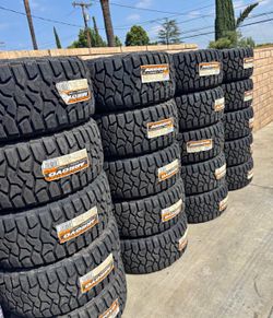 33*12.50r20 Vendo set de Tires nuevas con 60,000 millas de garantía