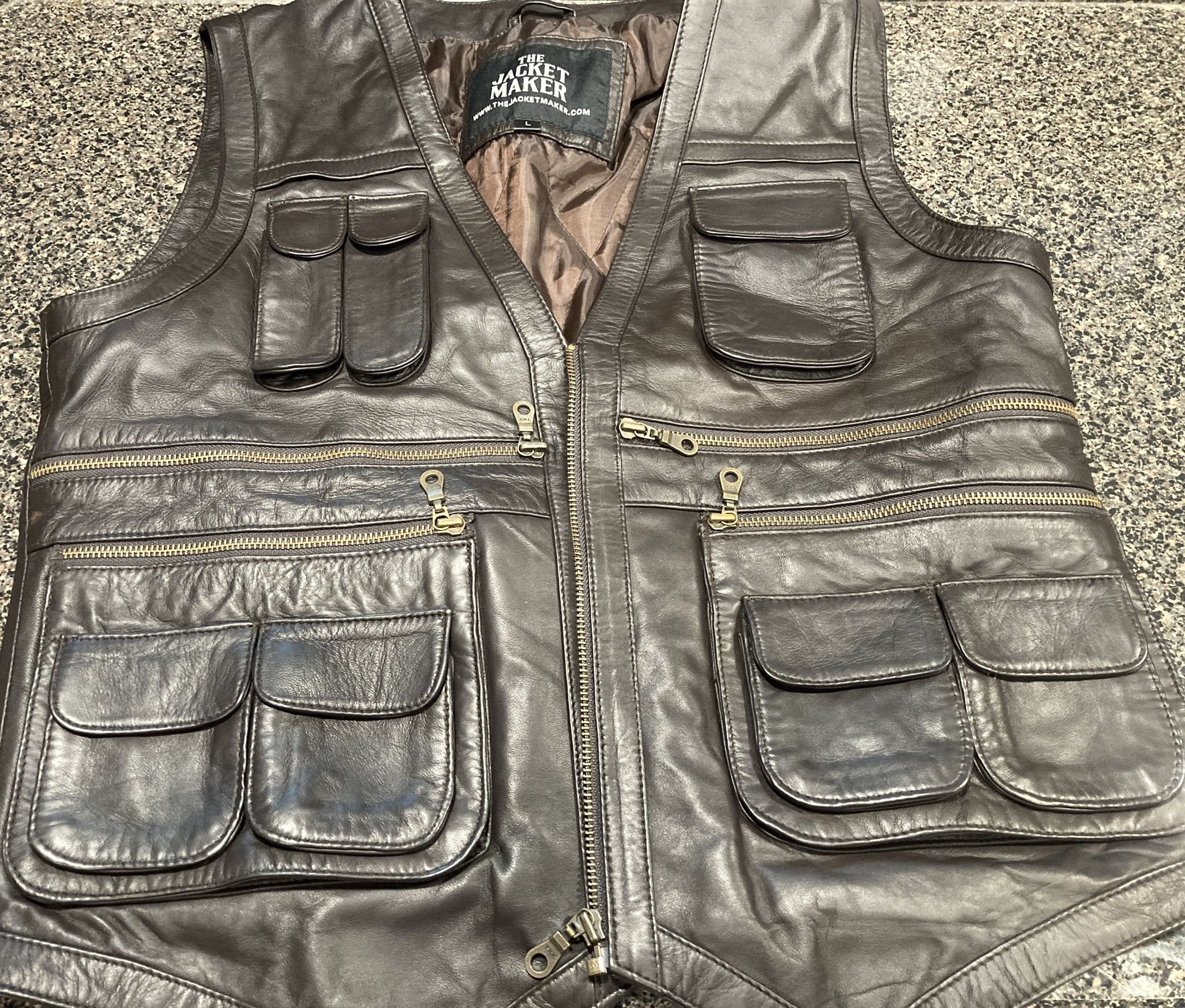 Soft Leather Men’s Vest