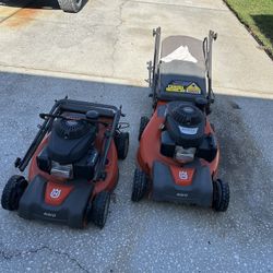 2 husqvarna Lawn Mowers AWD 300 OBO