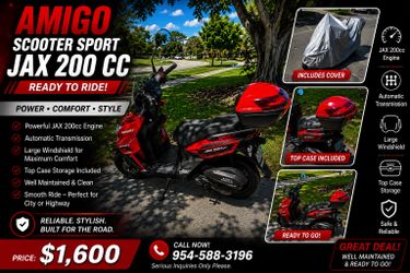 🔥 Like New! Amigo Scooter Sport JAX 200cc – Only 3 Months Old – Still Under Warranty
