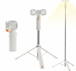 Rechargeable LED Camping Lantern Flashlight Portable with Tripod – 2000