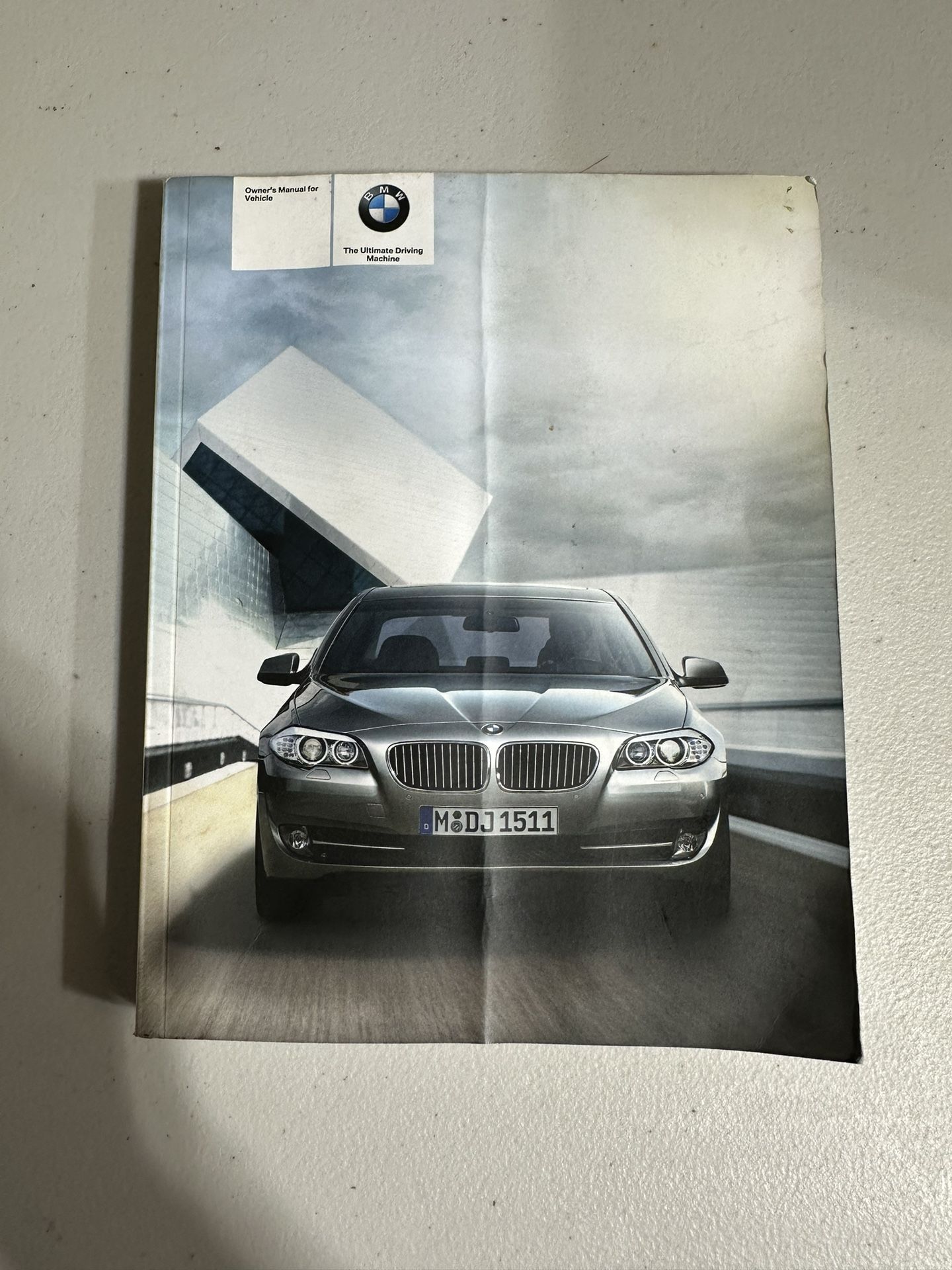 BMW 5 SERIES OWNERS HANDBOOK 2010-2013