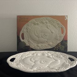 Vintage Large Turkey Platter 21 Inches