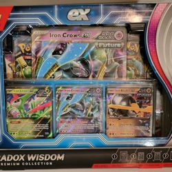 Pokemon TCG, Paradox Wisdom Premium Collection, Scarlet & Violet,  New/ Factory Sealed