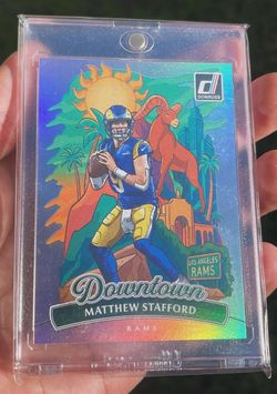 Matthew Stafford Downtown Donruss Los Angeles Rams