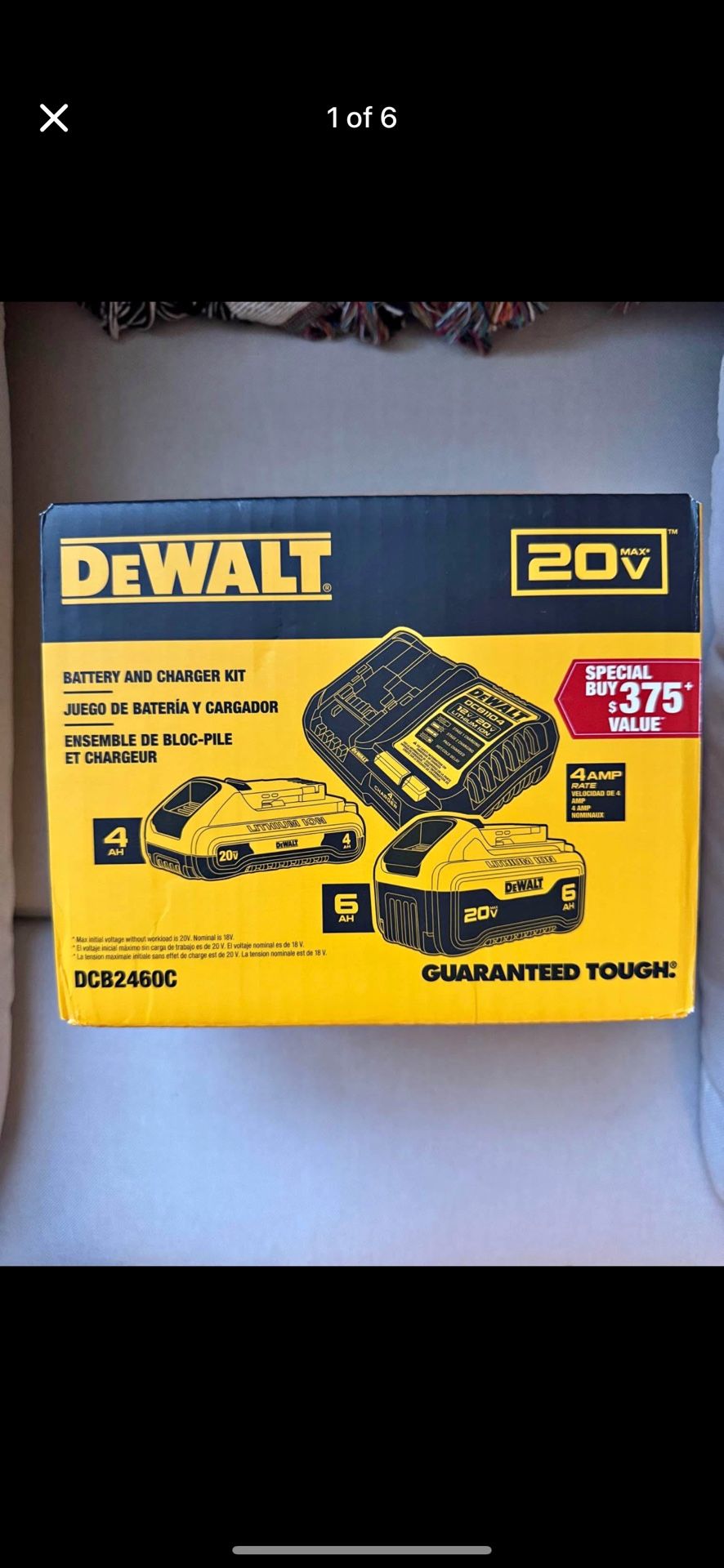 🔥 DeWalt 20V MAX Lithium Ion and Battery and Charger