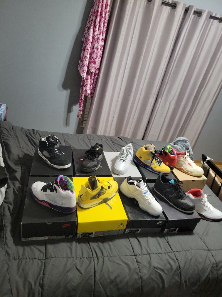 Jordans,lows, Retro 5 , Airforce 1s 220 Each