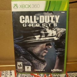 Call of Duty ghost for Xbox 360