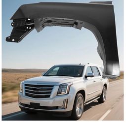 Front Fender, Fits for 2015-2020 Cadillac Escalade ESV, OEM (contact info removed)8/GM1240398, Left Driver Side, Primed Steel