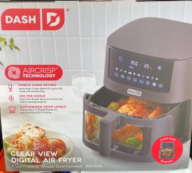 Dash Clear View Digital Air Fryer 7 Qt