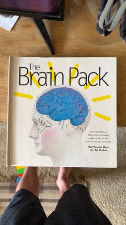 THE BRAIN PACK Hard cover book.