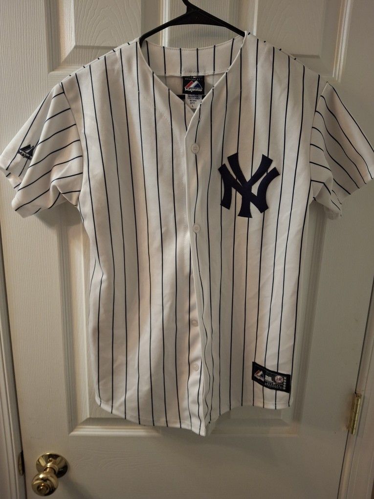 MLB New York Yankees Cano 24 Youth Large Baseball Jersey 