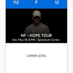 NF Hope Tour Tickets 