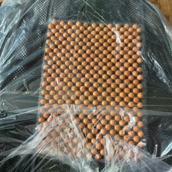 Wood Bead Car Seat Cover Cushion, Cooling & Breathing, Automotive Beaded Driver Seat Massager Cushion for Lower Back Pain