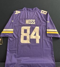 MEN'S RANDY MOSS MINNESOTA VIKINS STITCHED JERSEY SMALL UP TO 6XL