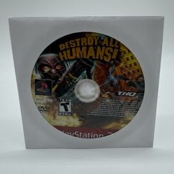 Destroy All Humans (Sony PlayStation 2, 2005 PS2) Disc Only Tested