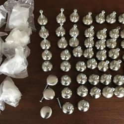 18 Brushed Nickel Knobs