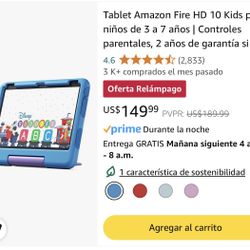 Tablet HD10 kids Pro