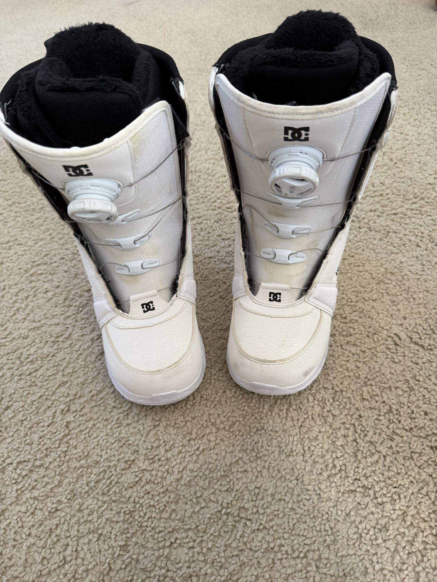 Dc Women’s Boa Lotus White Snowboard Boots