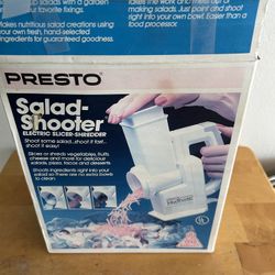 Presto Electric Salad Shooter Slicer Shredder
