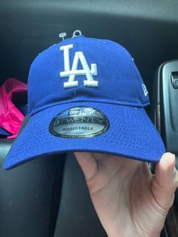 Dodger hat New Era Royal Blue and White LA 9TWENTY Adjustable Cap