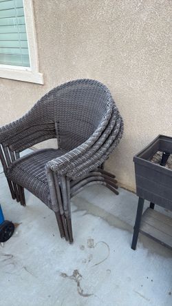 Wicker chairs