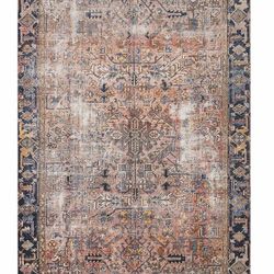 Chris Loves Julia Loloi Terracota Rug 7’9”x9’6”