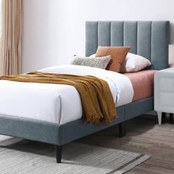 Brand New TWIN Bed Frame with Mattress / Cama TWIN con Colchón Nueva a Estrenar … Delivery 🚚 