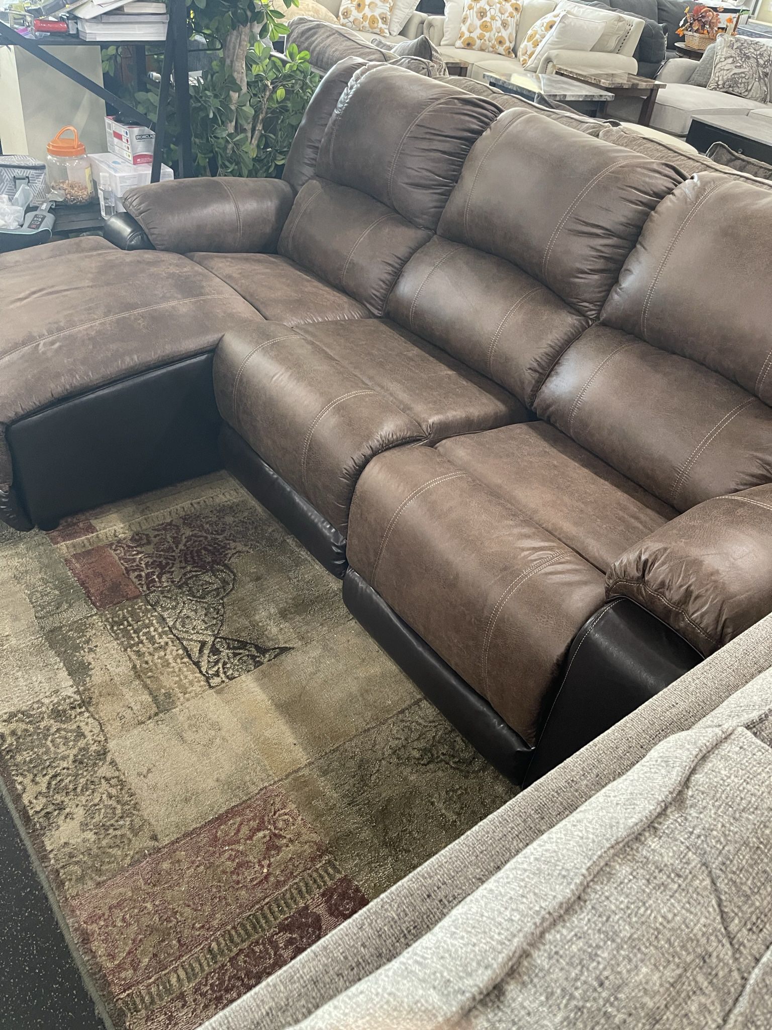 3 Piece Sectional Reclining On Sale