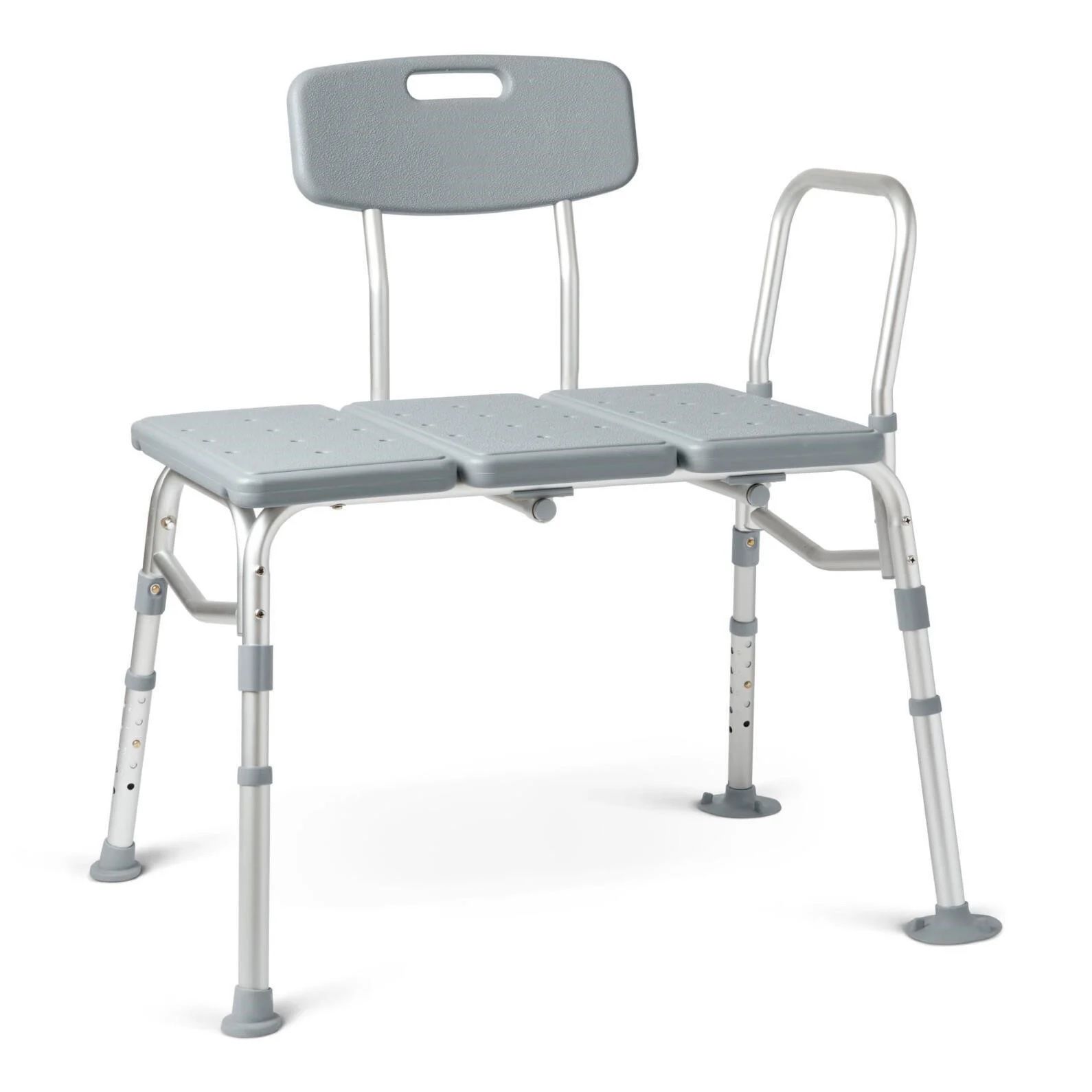 Medline Transfer Bench for Bathtubs and Showers, Adjustable Shower Bench