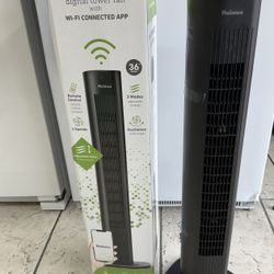 Holmes - 36 Inch Tower Fan with Remote & Wifi 
