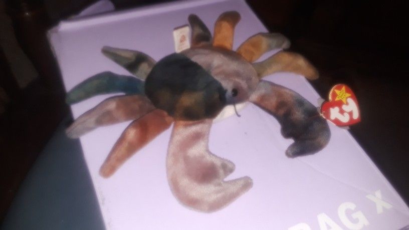 First Generation Claude, Retired Beanie Baby With Errors