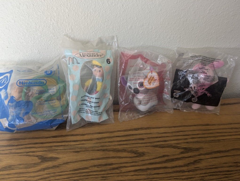 Misc vintage McDonald's Happy Meal Toys Unopened