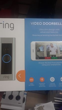 Ring video doorbell