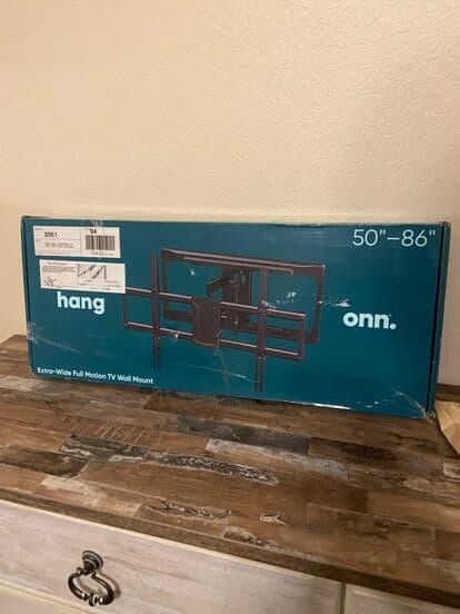 Extra-Wide Full Motion TV Wall Mount (50"-86") - Holds up to 120 lbs
