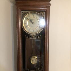 vintage verichron Quartz Grandfather wall clock