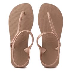 Havaianas Women's Urban Thong Flip-Flop  Rose Gold Size: 39-40
