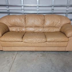 Premium Leather Couch 