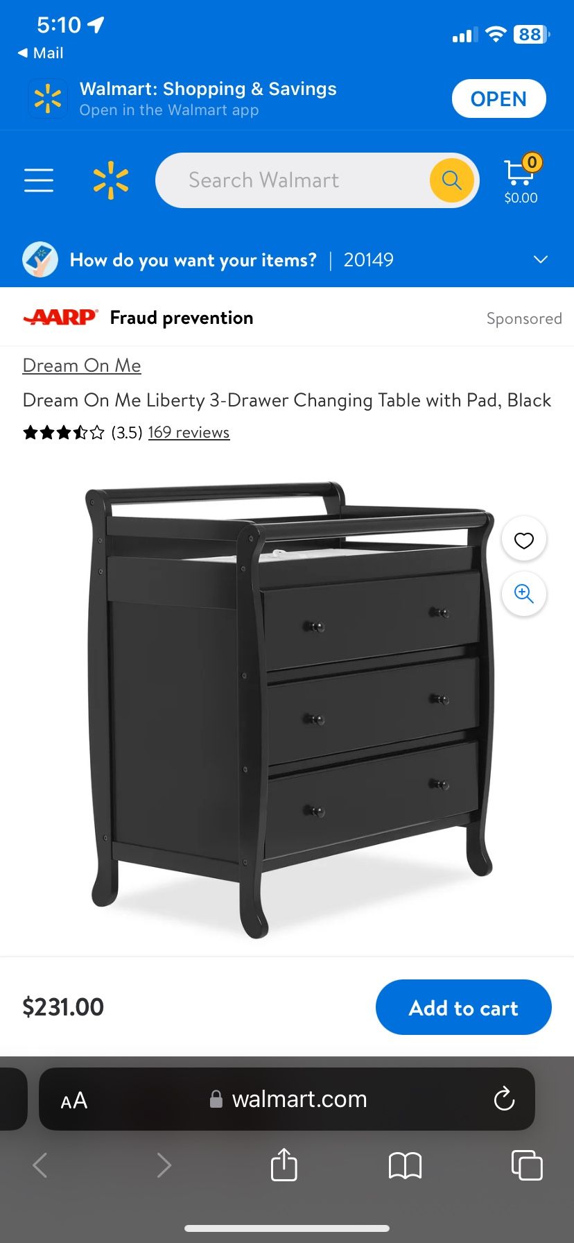 Baby Changing Table