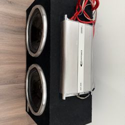 Sony Xplod Subwoofers + AudioFonics Amp
